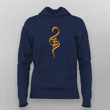 Lord Shiva Om Trishul Sanskrit T-Shirt for Women