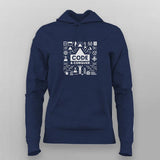 Code & Conquer Women's Hoodie – Built for Bold Coders