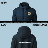 AIIMS Bhubaneswar Logo Cotton & Zipper Hoodie For Men