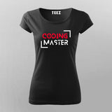 Coding Master T-shirt For Women Online India