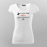Is this Java, No it's JavaScript funny programming T-Shirt For Women