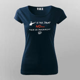 Is this Java, No it's JavaScript funny programming T-Shirt For Women