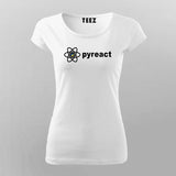 PyReact Programming T-Shirt For Women