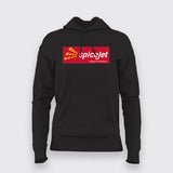 Spicejet Logo Hoodies For Women