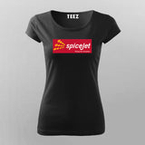 Spicejet Logo T-Shirt For Women