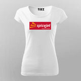 Spicejet Logo T-Shirt For Women