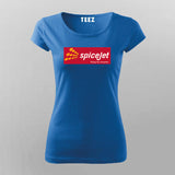 Spicejet Logo T-Shirt For Women