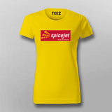 Spicejet Logo T-Shirt For Women