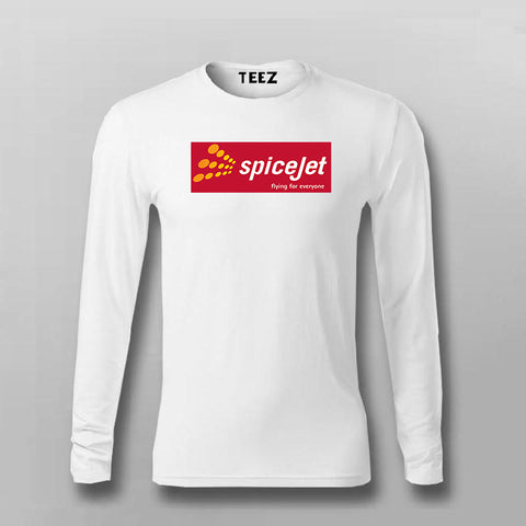 Spicejet Logo T-shirt For Men - TEEZ.in