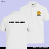 AIIMS Raebareli Men's Polo T-Shirt – Official Gold Emblem Edition