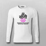 Yogi Spiritual Lotus Trishul T-shirt For Men