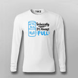 H2O Full Science T-Shirt For Men  – Funny Physics