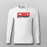 CEO in Progress – Future Boss Loading T-Shirt For Men