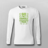Go Fact Yourself Programmer Mode T-shirt For Men