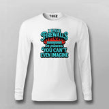 Firewall Defense Mode T-Shirt For Men – Built Like a Network Fortress
