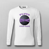 Pluto Never Forget Honoring the Lost Planet T-Shirt – For Men