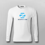Zorin OS Linux Logo T-shirt For Men Open Source Wear