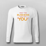 Mind the Business T-Shirt for Men – Online India