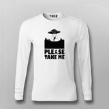 please take white full sleeve t shirt for men