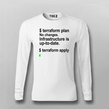 Run Terraform Apply T-Shirt For Men – DevOps Engineer