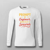 Prompt Engineer T-Shirt for Men – AI Wizard Mode Activated