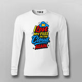 Lost in the Cloud T-Shirt For Men – Digital Disaster Edition