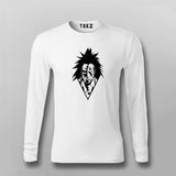 Kenpachi Line Art Anime T-shirt For Men