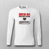 Error 404 Chai Not Found T-Shirt For Men - Funny Tea Lover
