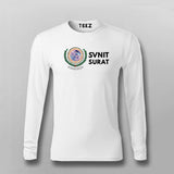 SVNIT Surat Logo T-shirt For Men