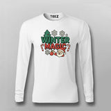 Winter Magic Christmas T-shirt For Men