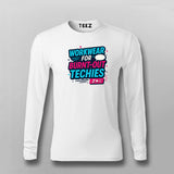 Workwear for Burnt-Out Techies T-Shirt – Dev Humor Edition