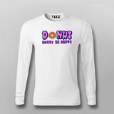 Donut Worry Be Happy T-Shirt for Men