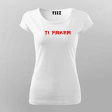 T1 Faker Esports T-shirt For Women