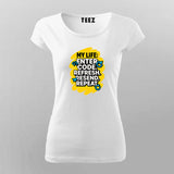 Enter Code Refresh Repeat T-Shirt For Women – Dev Life Loop