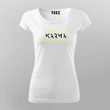 Harvest Good Karma T-shirt For Women