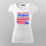 Augmented Reality Feedback T-Shirt For Women – Upgrade Your Comfortzone