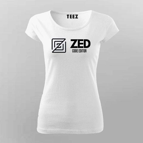 Zed Code Editor T-Shirt for Women – Cut Through Code with Precision
