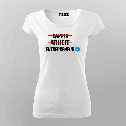 Verified Tee for Women – Not a Rapper, Still Iconic India