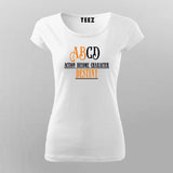ABCD Destiny Quote – T-shirt For Women