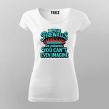 Firewall Defense Mode T-Shirt For Women – Built Like a Network Fortress