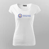 NIT Manipur Logo T-shirt For Women
