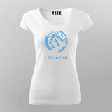 Leviatan Esports Dragon Logo Graphic T-shirt For Women