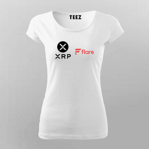 XRP Flare Network Collaboration T-shirt For Women