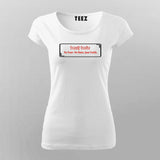 No Fear No Hate Faith T-shirt For Women