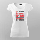Life Support Reboot Women's T-Shirt – Code-Level Humor