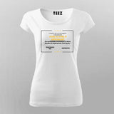 Ctrl+C Ctrl+V Specialist T-Shirt for Women – Certified Code Copier