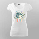 Coldplay Moonlight Galaxy T-Shirt For Women – Music of the Spheres