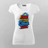 Lost in the Cloud T-Shirt For Women – Digital Disaster Edition