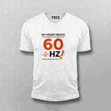 My Heart Beats 60Hz T-shirt For Men