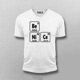 Be Nice - Science T-Shirt for Men - Geeky & Funny Science